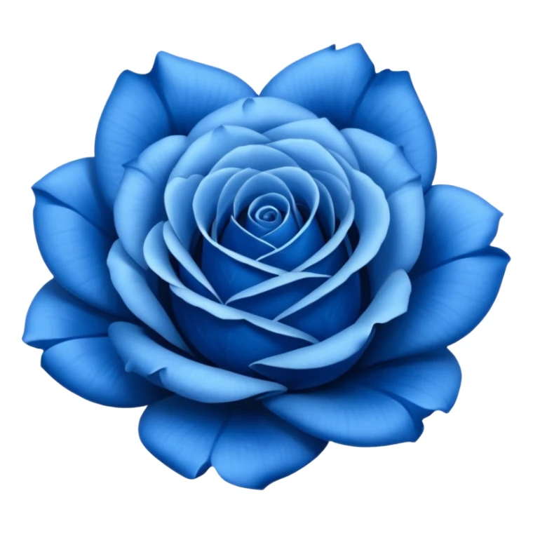 Blue roses sticker