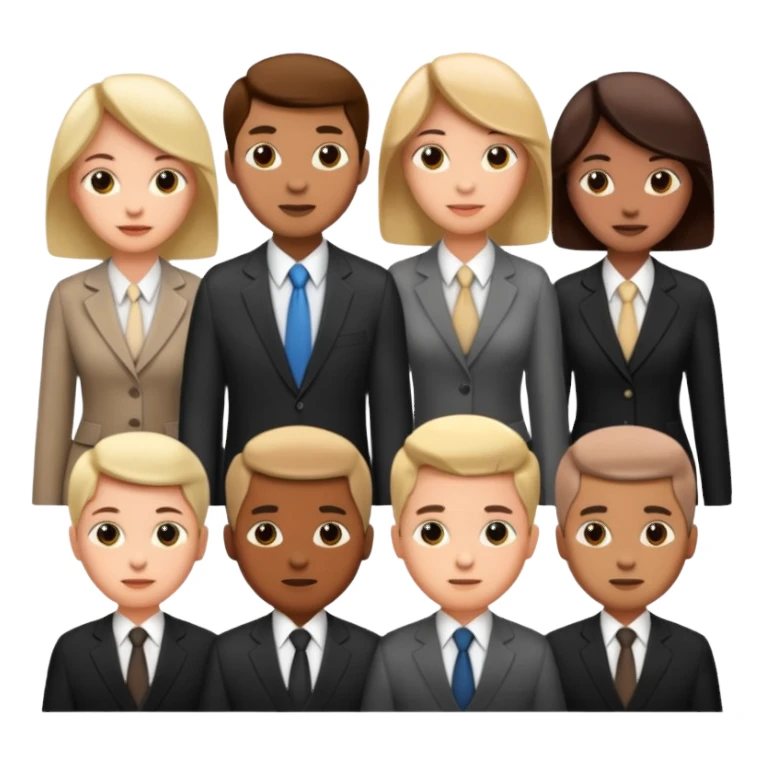 insurer team 3d render sticker