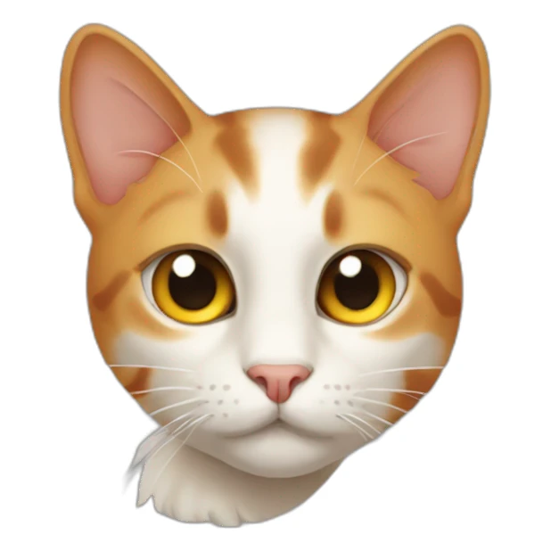 cat-crossedeye-flamepoint-volleybal sticker