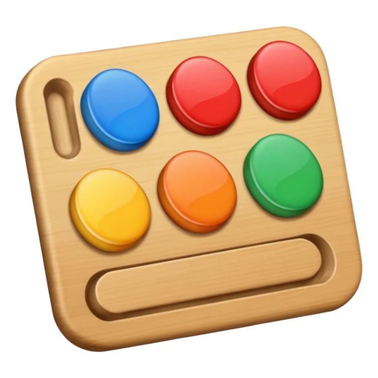 paleta de colores sticker