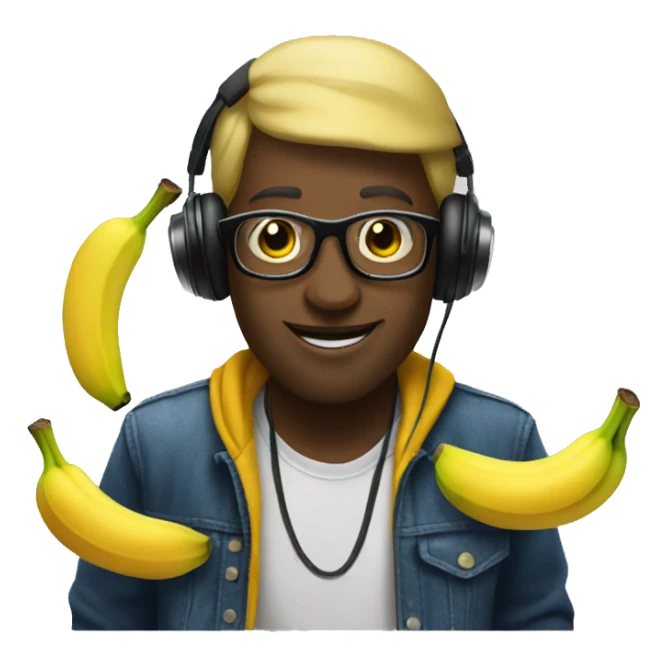 banane dj sticker