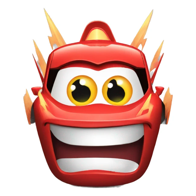 lightning McQueen angry sticker