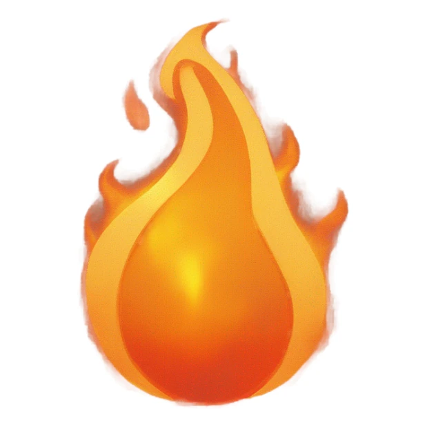 Flaming number 20 sticker