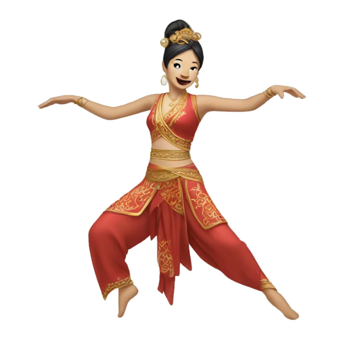 oriental dancer sticker