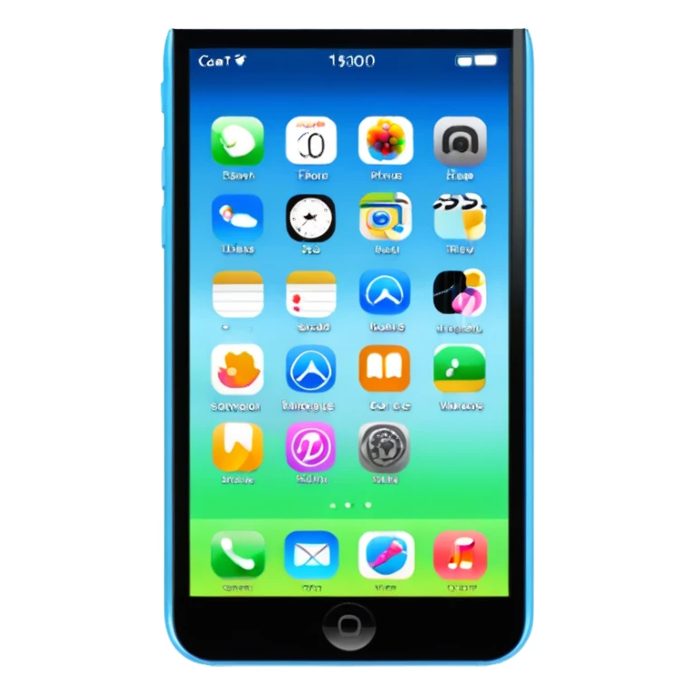 iPhone 5C home screen sticker