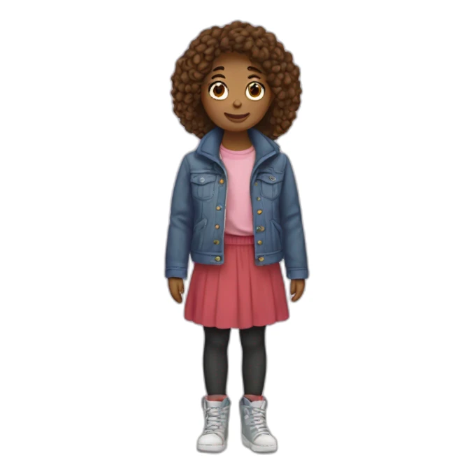 Ours sur une fille sticker