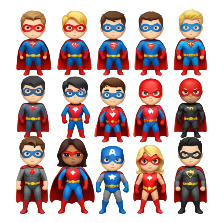Superheroes  sticker