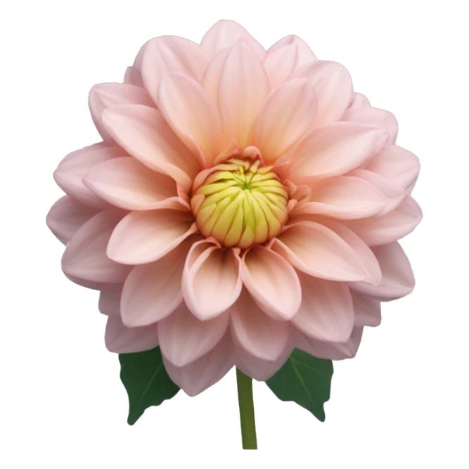 Light dahlia sticker
