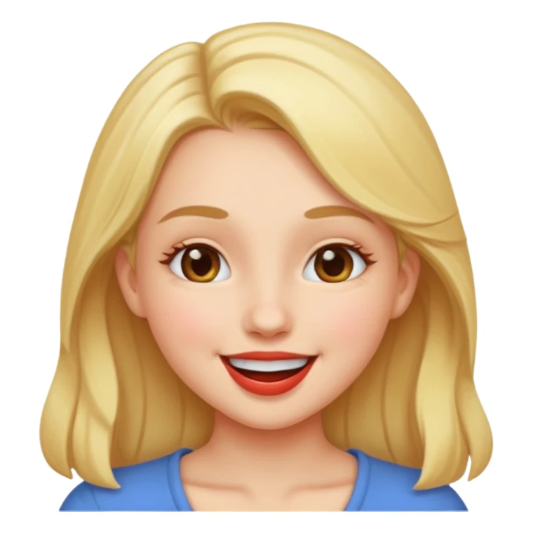 Make a girl kiss sticker