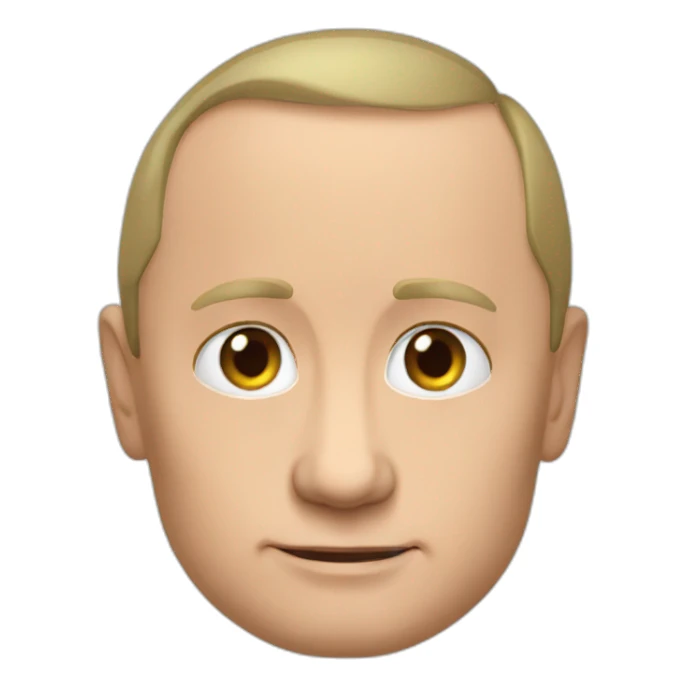 putin in t-short sticker