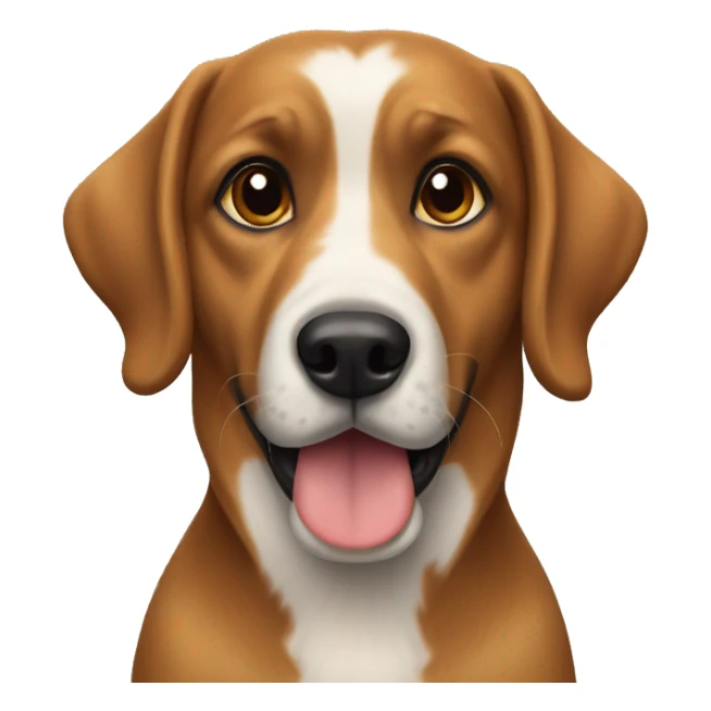 Lachender Hund  sticker