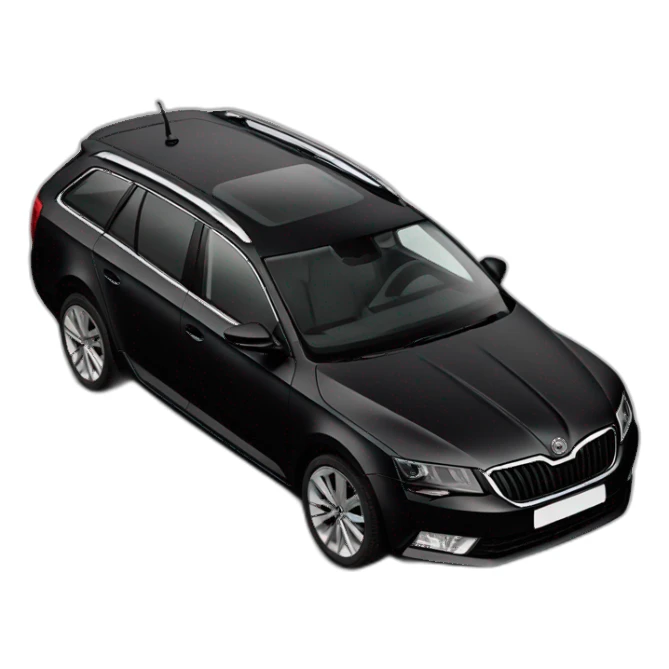 Skoda octavia combi black sticker