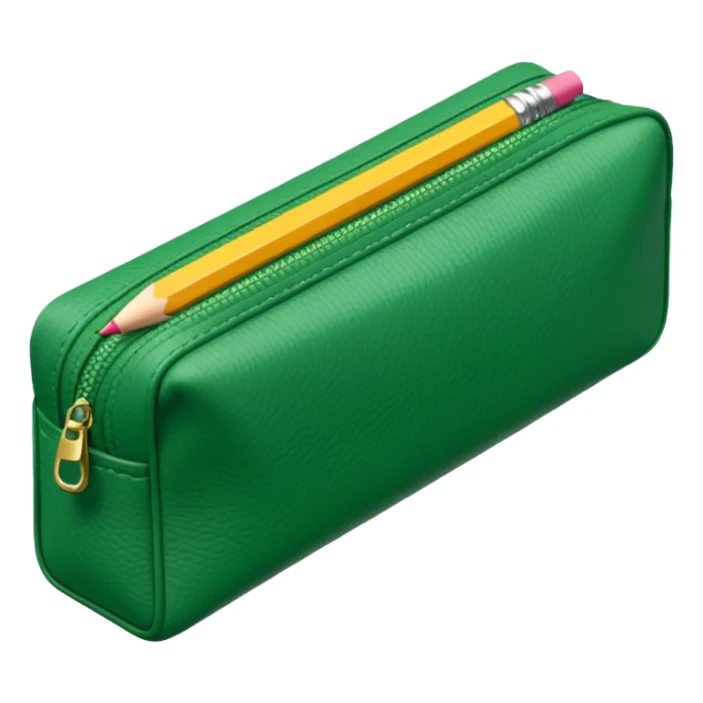green Pencil Case sticker