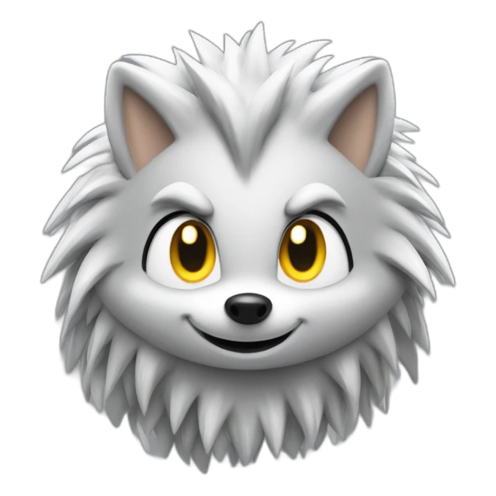 silver the hedgehog yeet sticker