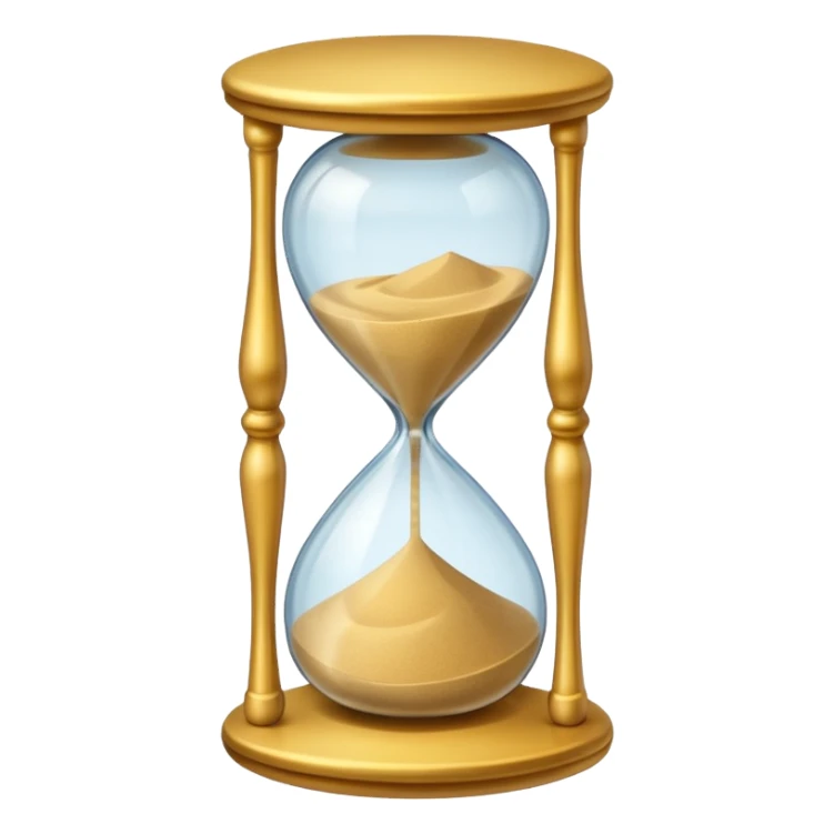 hourglass sticker