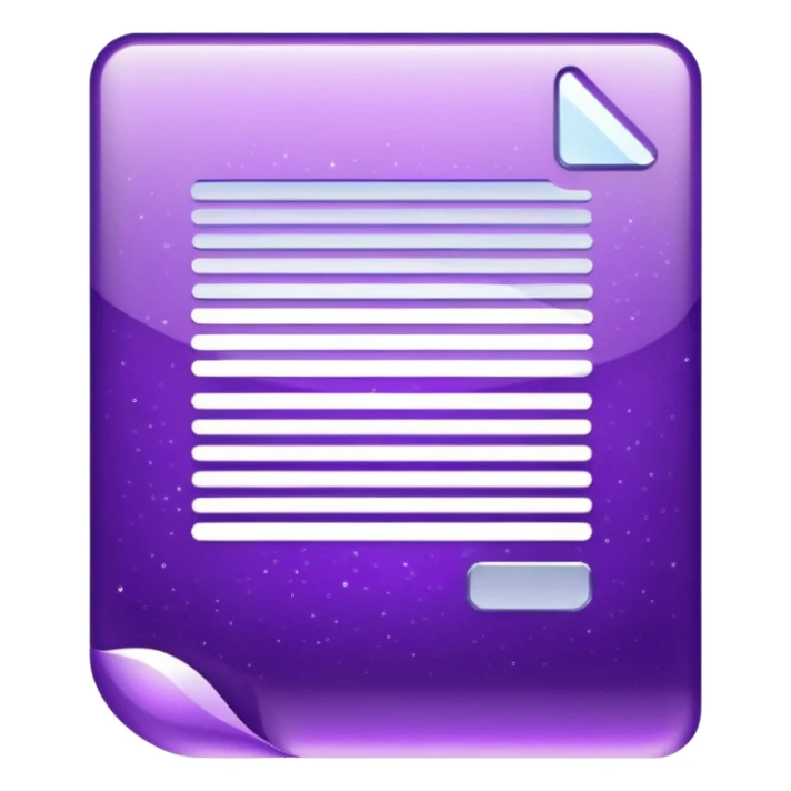 glitter purple documento nacional sticker