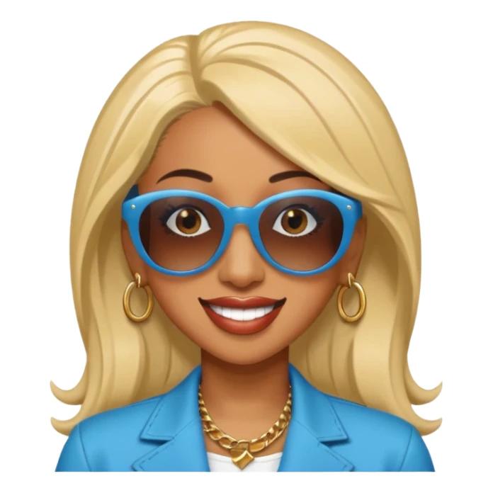 Cardi B with sun glasses


 sticker