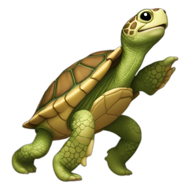 tortue qui danse sticker