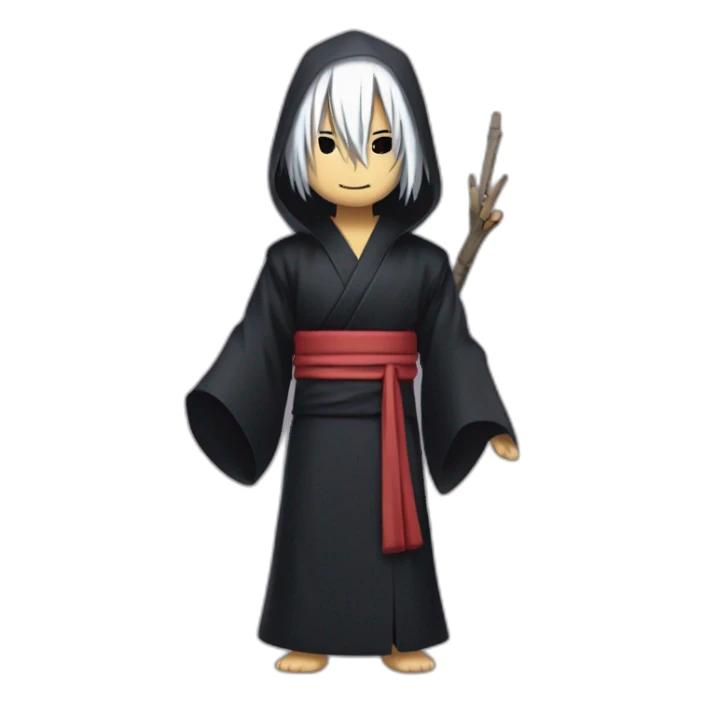 nagato akatsuki posing with peace sign sticker