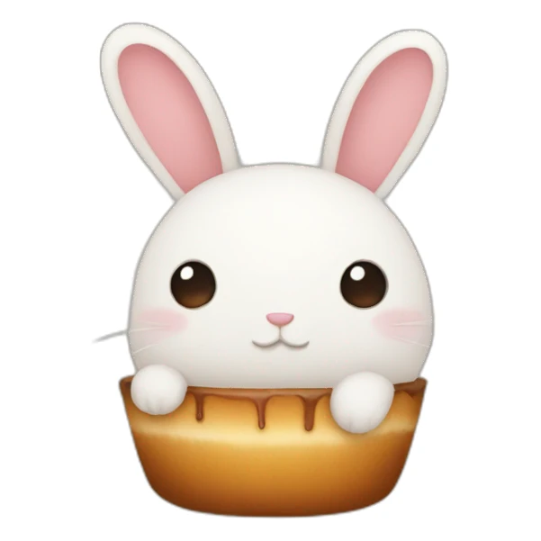 Bun and tea sticker