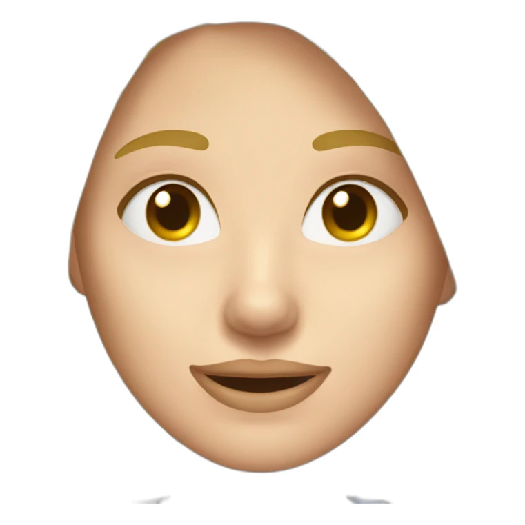 Fille blonde qui rigole sticker