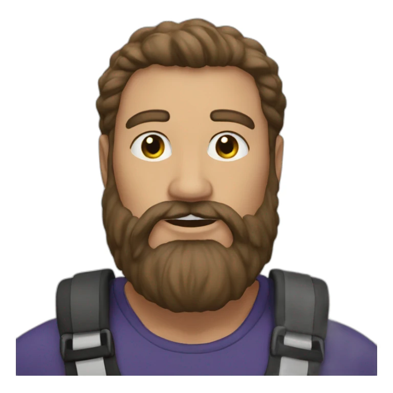 Atlerhic- beard-runner sticker