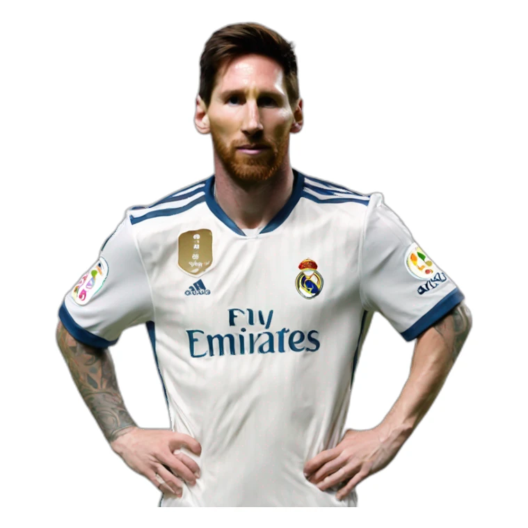 Messi real madrid sticker