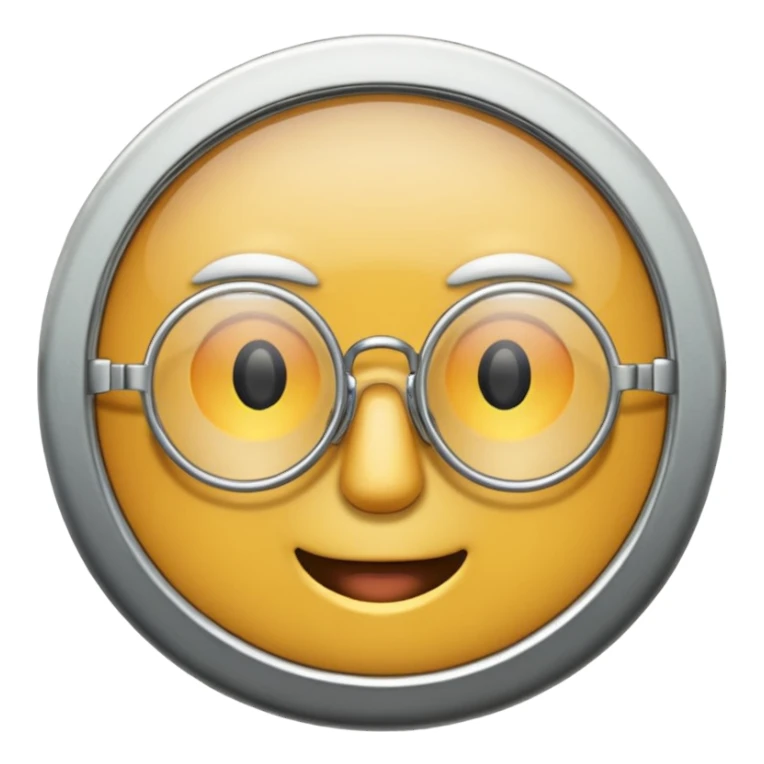 One Monacle glasses sticker