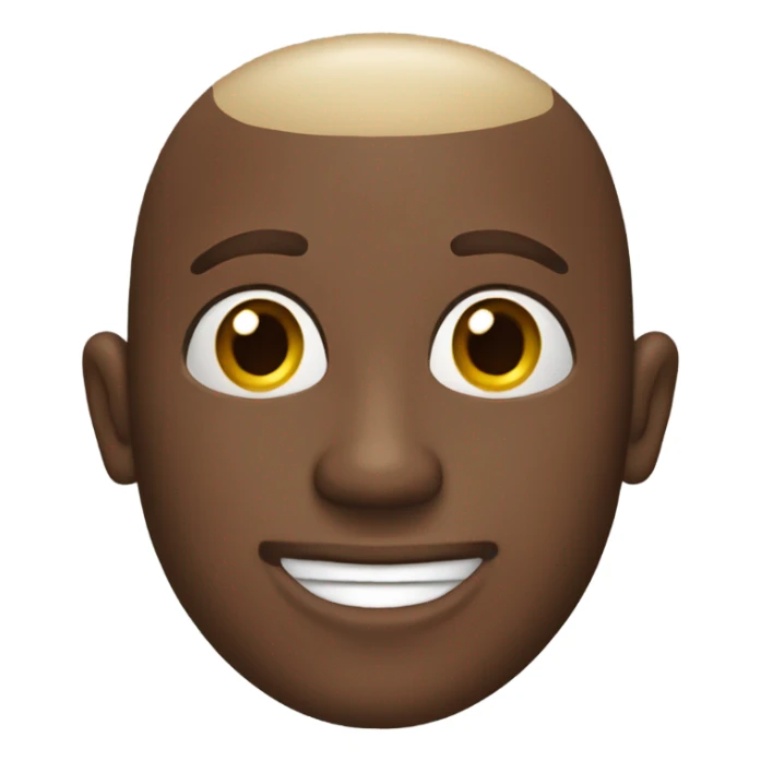 Reese Cup candy bald head  sticker
