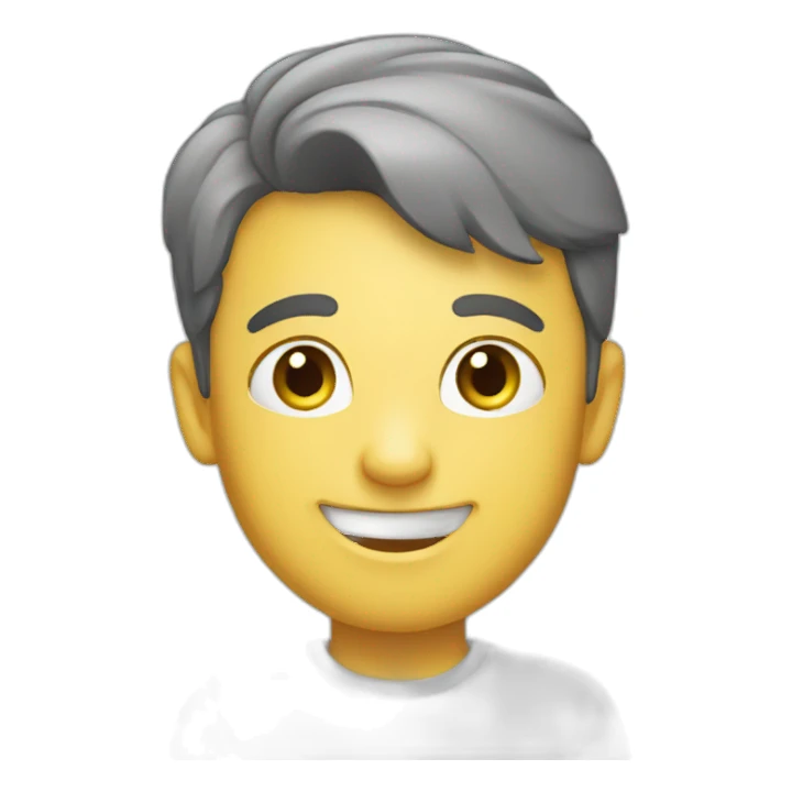 smiling advertise sticker