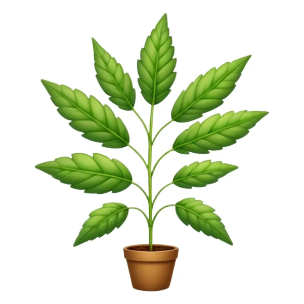 Weed plant  sticker