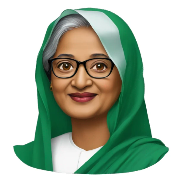 Sheikh Hasina Bangladesh  sticker