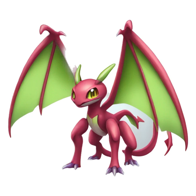 Full body shiny Genesect-Flygon sticker