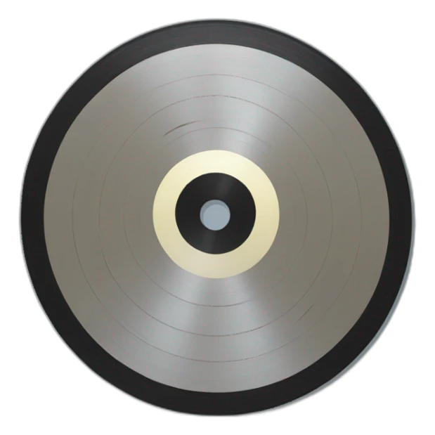 Disque vinyl sticker