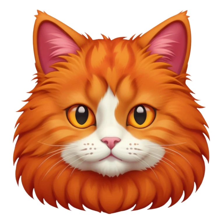 red cat sticker