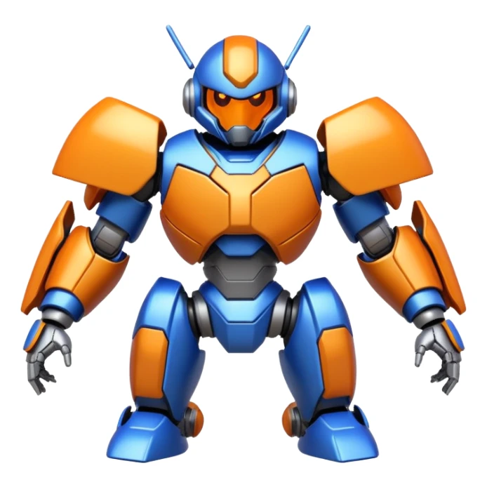 Futuristic Anime-styled Medabots Metabee sticker