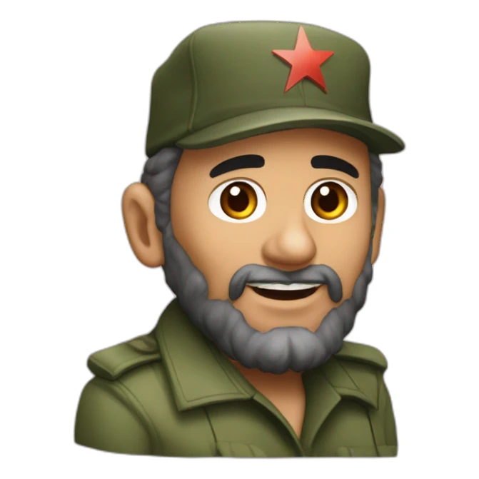 Fidel Castro jeune sticker