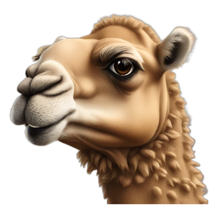 camel with multiple bumps sticker