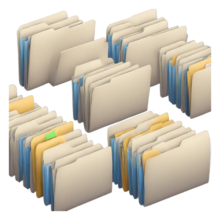 folders and files sticker