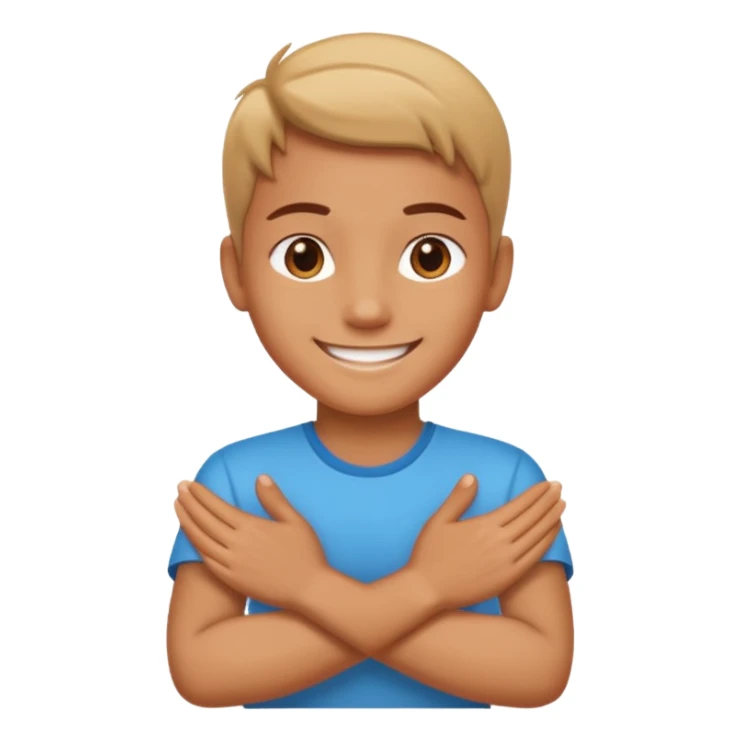 👇deux de ses mains qui ce croise  sticker