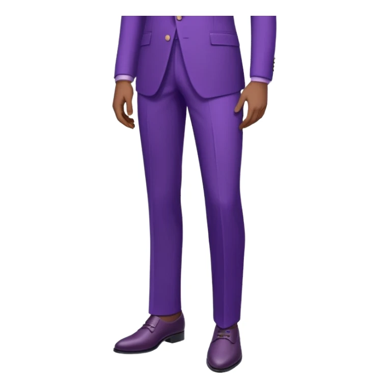 purple suit pant sticker