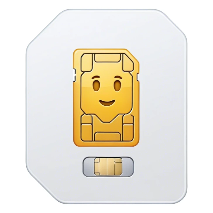 sim card  sticker