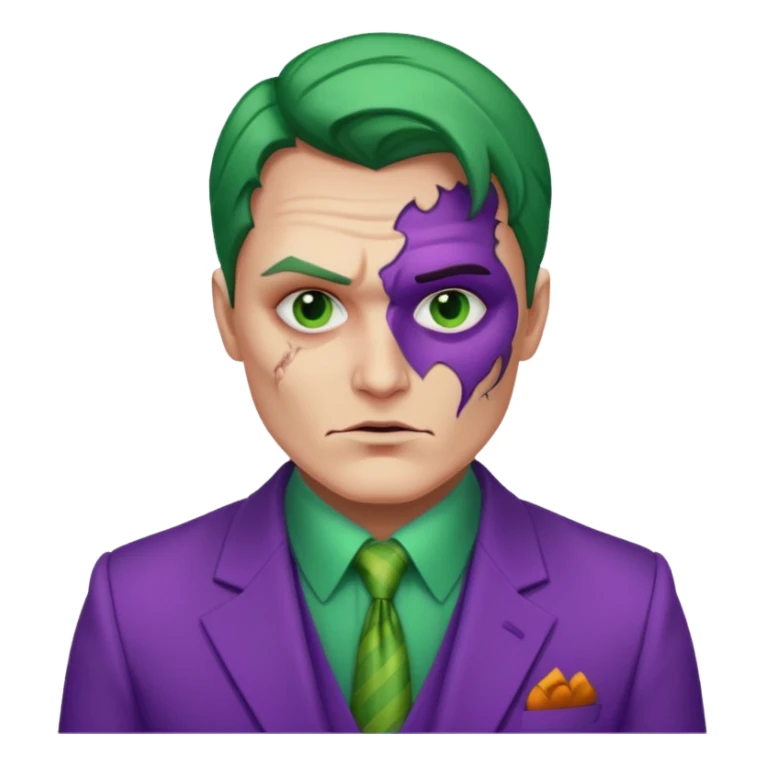 dc two face sticker