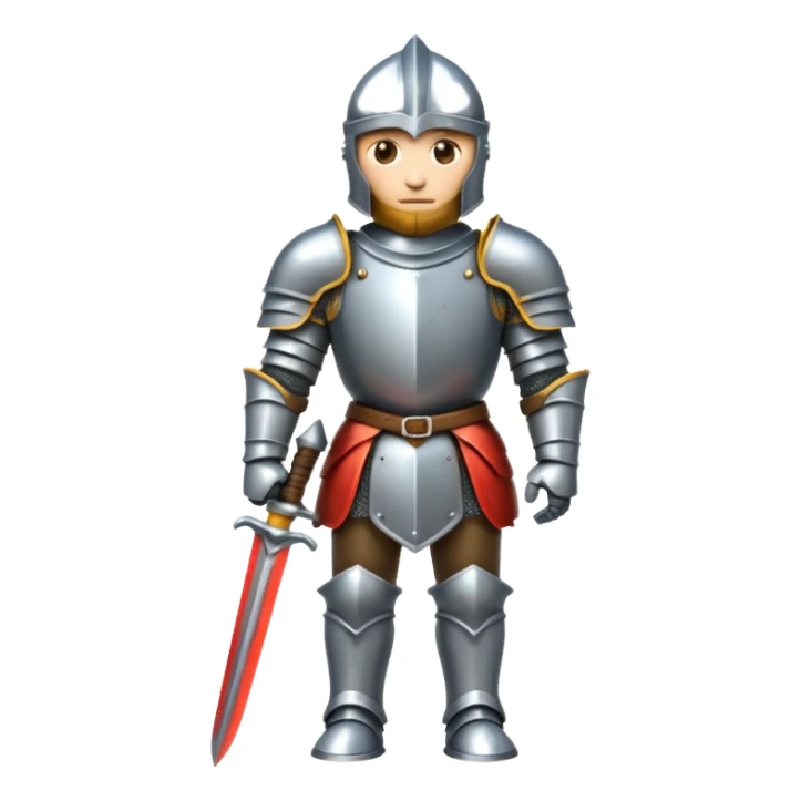 Knight in armor  sticker