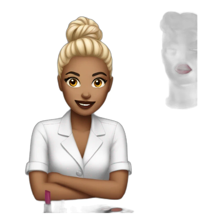 makeup artist sticker