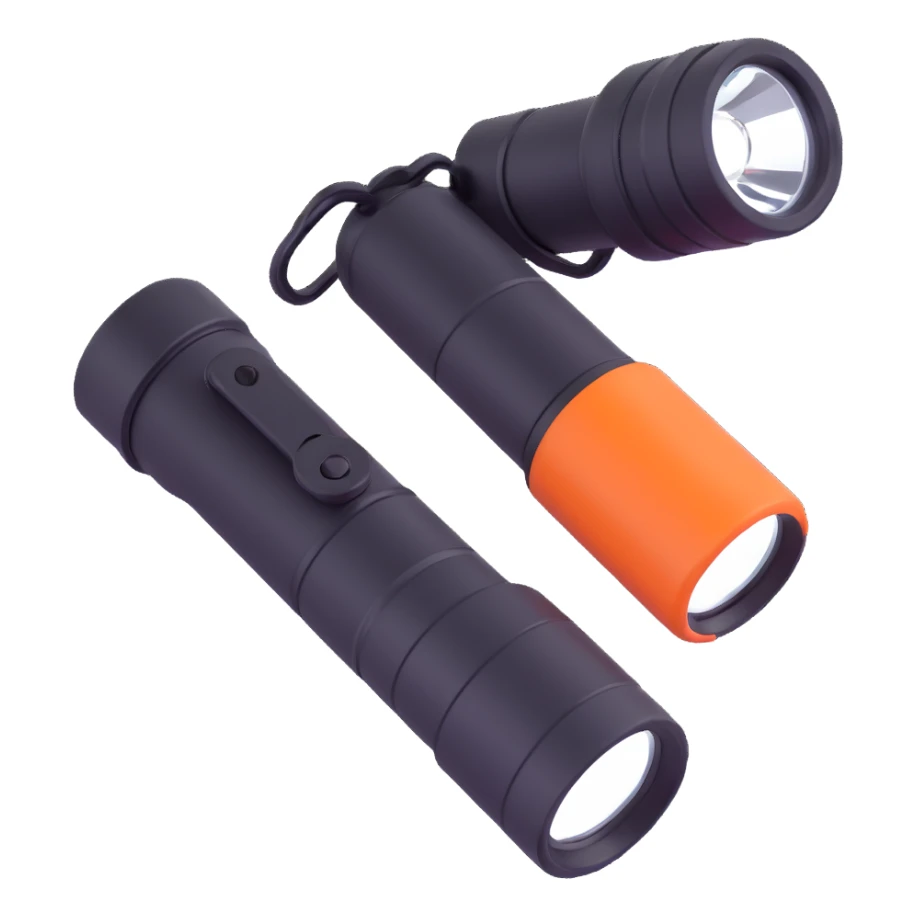 camping flashlight sticker