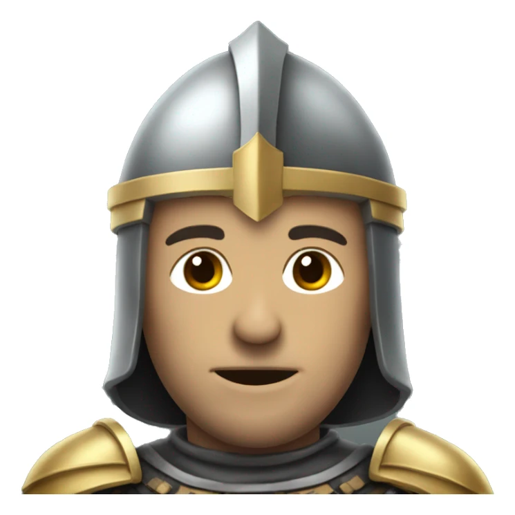 knight head man sticker