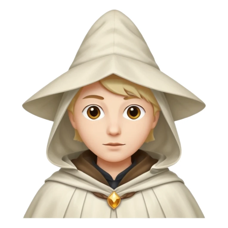 Pointy hat white cloak sticker