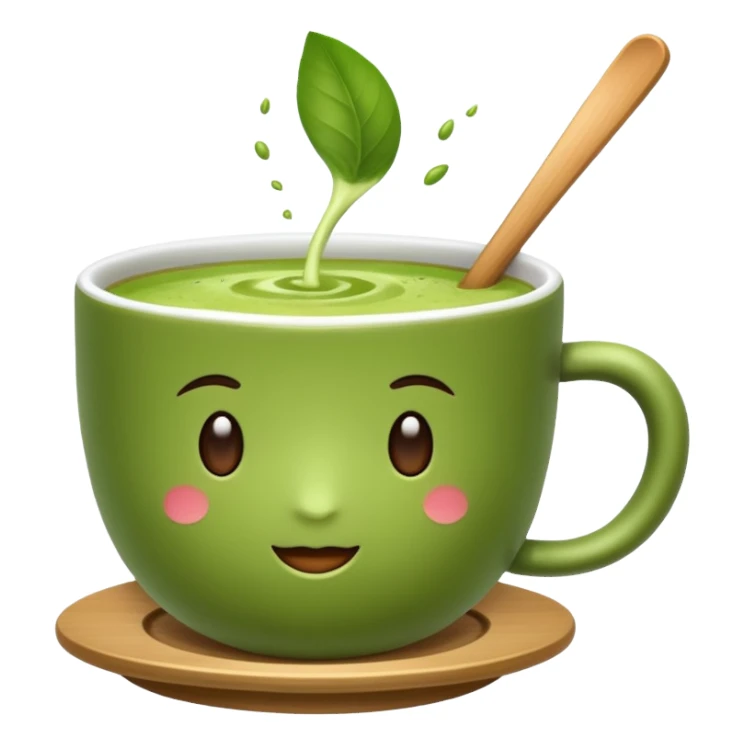 matcha tea sticker
