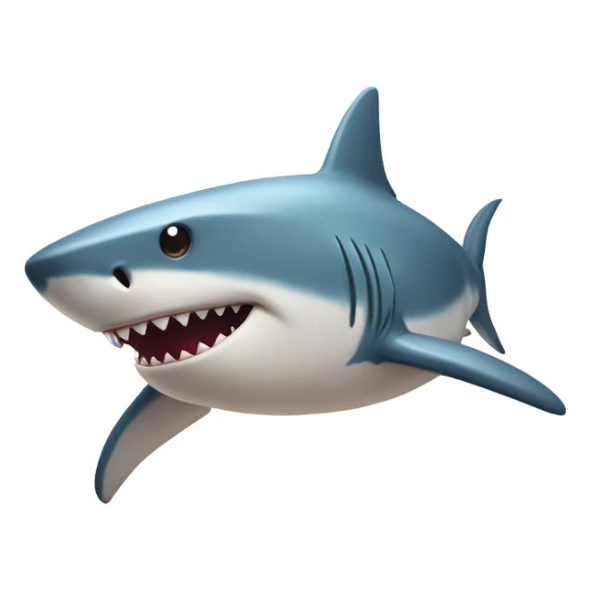 romantic shark sticker